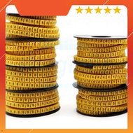 [2 Pieces]- Numbering Wire 9 Diameter 12mm Yellow IoT Maker 90 IoT Maker 90