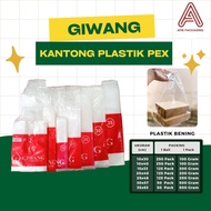 PEX GIWANG CLEAR PLASTIC BAG SIZE 10 X 30 10 X 40/ 15 X 33/ 20 X 40/ 25 X 48/ 30 X 57/ 35 X 63/