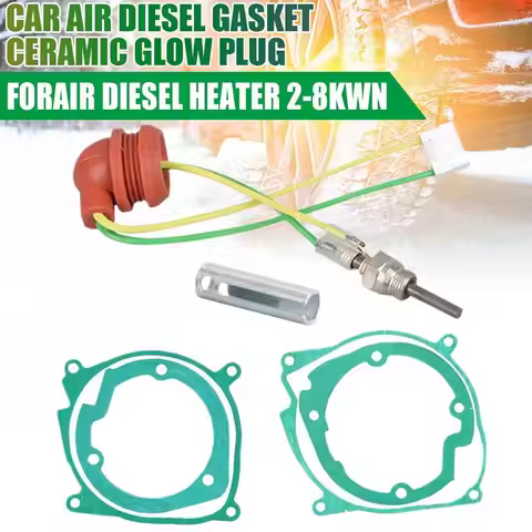 12V 5KW-8KW Car Air Parking Heater Gasket Ceramic Pin Glow Plug Repair Kit For Webasto Eberspacher A
