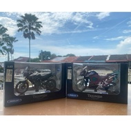 1:18 Welly Triumph Diecast Motorcycle