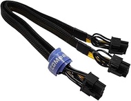 COMeap 8 Pin Male to Dual 8 Pin(6+2) Male PCIe Power Adapter Cable for Dell T3600 T3610 T5600 T5610 