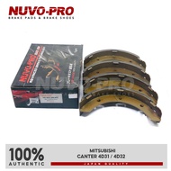 Nuvo-Pro Brake Shoe Rear Mitsubishi Canter 4D31 / 4D32 (2 ½") VK-602 SET