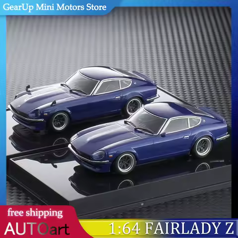 Wangan Midnight Devil Z 1:64 Diecast Model Car AUTOart Nissan Fairlady Z (S30) Replica Anime-Inspire