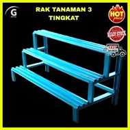 RAK TANAMAN PASU BUNGA 3 TINGKAT VASE RACK