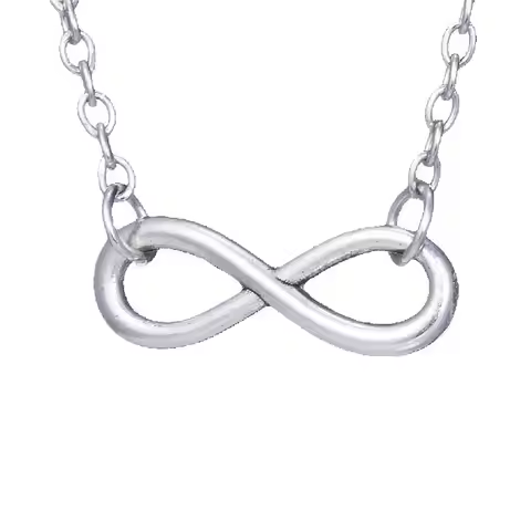 Fashion 8-word Shaped Necklace Charm Infinity Symbol Pendant Necklace Jewelry Christmas Birthday Gif