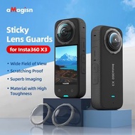 實體店鋪(限今日特價$68) Amagisn Tempering Glass Lens Guards for Insta360 ONE X3 Accessories Case Sticky 黏貼式鏡頭