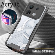 Casing For Infinix GT 20 Pro 5G 4G 2024 Case Transparent Acrylic Cover For GT20 GT20Pro 20Pro 10Pro 