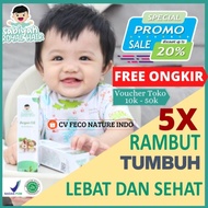 Newww Pelebat Rambut Bayi Minyak Kemiri Penumbuh Rambut Bayi Argan