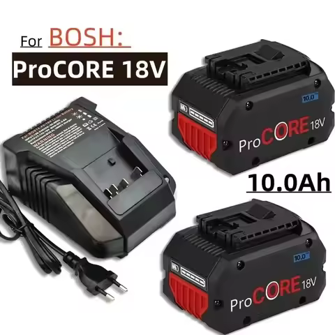 2025-CORE18V 10000mAh ProCORE Replacement Battery for Bosch 18V Professional System Cordless Tools B