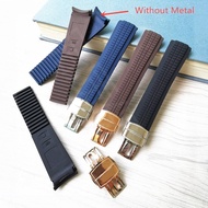Style Rubber Silicone Watch Strap Suitable for Baida Purley 5164A/5167A Aquanaut Series 21mm