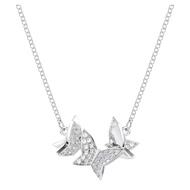 Swarovski Idyllia Lilia necklace Butterfly White Rhodium plated Best Seller Gift