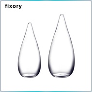 [fixory] Glass Vases Flowers Fireplace Cabinet Nordic Style Clear Plant Pot Bouquet Holder for Decor