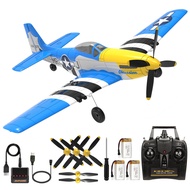 RC Plane for Adults and Kids, 4 Channel Hobby Remote Control Airplane P51 Mustang Fighter with 6-Gyr