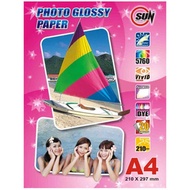 SUN Photo Glossy Paper 210 Gsm A4
