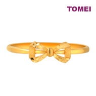 TOMEI Bowtie Ribbon Ring, Yellow Gold 916