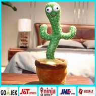 JAMIN TERMURAH Cactus Toy Boneka Pintar Kaktus Joget Joged Goyang Bisa Ngomong Rekam Bicara Menari D