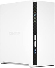 QNAP TS-233 2-Bay 2GB RAM Desktop NAS. Synology equivalent is DS218 DS220j Asustor AS1102T