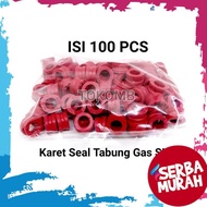 MERAH Gas Cylinder Rubber Seal 3kg 12kg Red SNI 1 pax 100pcs
