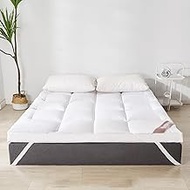 Memory Foam Mattress Futon Mattress, Japanese Floor Mattress, Foldable Futon Mattress For Floor, Quilted Bed Mattress Topper Foldable Mattress, Twin Full Queen (Color : White, Size : 150 * 200cm)