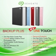 [Ready Stock] Seagate External Hard Disk Backup One Touch USB 3.0 Portable HDD Hard Drive (2TB/1TB)
