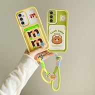 Casing samsung a05s Card bag with  phone case for samsung a05s case