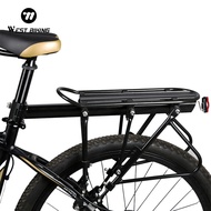 WEST BIKING 140โหลดกิโลกรัมแร็คขาตั้งจักรยานที่เก็บกระเป๋าเดินทางบนหลังคารถพร้อมอลูมิเนียมสะท้อนแสงท