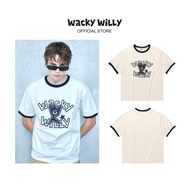 WACKY WILLY KIKI RINGER SHORT SLEEVE T-SHIRT NAVY Unisex (80032SRGSSU_U6NAXX)