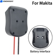 [KNWH] Clearance sale Battery Adapter 18V Battery Adapter Power Connector Dock Holder 14 Awg Wires