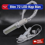 Super Bright Desk Clip Technical LED Light with Handle + 72 LED 12W Bulb