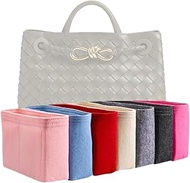 Xoppia Bag Organizer compatible with Bottega Veneta Large Andiamo Bag. Felt Insert Liner for Women H