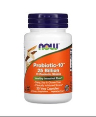 （現貨）Now Foods Probiotic -10 {10 種益生菌菌株}（25 Billion 250 億 CFU）