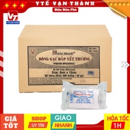 ✅ [THÙNG 50 GÓI] Bông Gạc Đắp Vết Thương Bảo Thạch 8x12cm (Gói 10 miếng) | Gạc Y Tế Tiệt Trùng -VT08