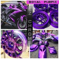 Ez Chrome Purple Colors Coating Polish Paint Polish Motorcycle Magic Paint Chrome Powder Samurai Pai