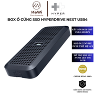 Box Ổ Cứng SSD Di Động HyperDrive Next USB4 NVME SSD ENCLOSURE Kèm Dây Kết Nối - HD5001GL - HÀNG CHÍ