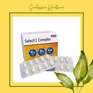 READY STOCK :SELECT-K2 COMPLEX 60S ( Calcium, Vitamin D3, and Vitamin K2 for bone health )