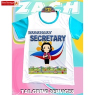 BARANGAY SECRETARY SUBLIMATED SHIRT