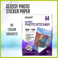 ➷ ▥ ☸ QUAFF Photo Sticker, photo paper sticker