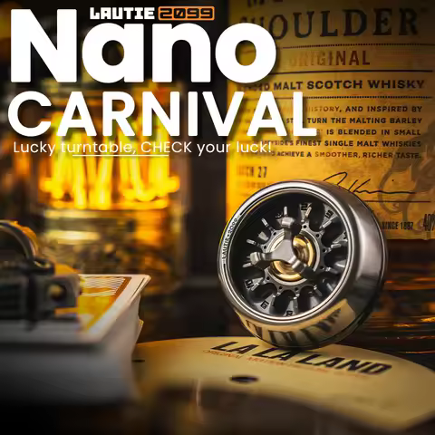 LAUTIE EDC Carnival Nano Spinner Magnetic Roulette 2099 Series Fidget Spinner Desk Toys Anxiety Toys