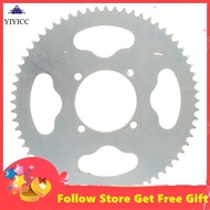 Yiyicc Steel Chainring Replacement Excellent Toughness 54mm Mini Motorcycle 4 Hole 64T for Go Karts