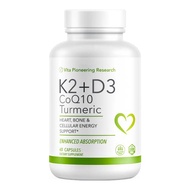 Vitamin D3 2000IU and K2 with Turmeric and COQ10 100% original from USA