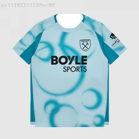 Unisex West Ham United 26/27 Short Sleeve Football Jersey Fan Training Sports Top Family Matching Se
