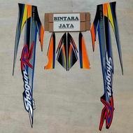 SUZUKI Striping Sticker Shogun R 110SUZUKI 2002 2003 Black