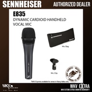 Sennheiser E835 Cardioid Dynamic Vocal Microphone with Microphone Clip & Carry Bag (E 835)