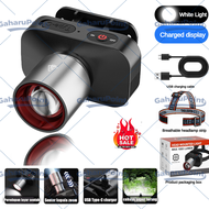 Senter Kepala LED Zoom/Senter Kepala Zoom Head Lamp Led 60 Watt Super Terang Senter Rechargeable Typ