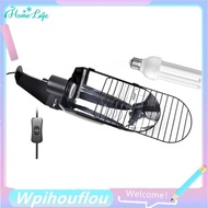 [HoME&life] UVB 2.4 Bird Cage Light Combo Kit, 20W UVB Bird Light Bulb, Deep U-Shaped Lamp Fixture w