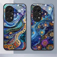 simple Huawei P Series glass phone case P50pro P20 P20pro P30 P30lite P40 P40pro P30pro P8 P20lite H