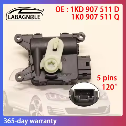 Heater Central Air Door Servo Motor 1KD907511D for VW Golf 6 Touran Sharan Jetta Caddy CC A3 Q3 TT O