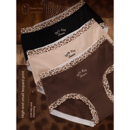 boxer woman plus size underwear woman Flower Fairy Warm Sikat Seluar Dalam Wanita Nilai Tinggi dan R