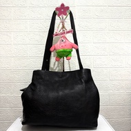 Genuine leather hobo bag. hobo roniel tote bag. hobo prelop bag. black
