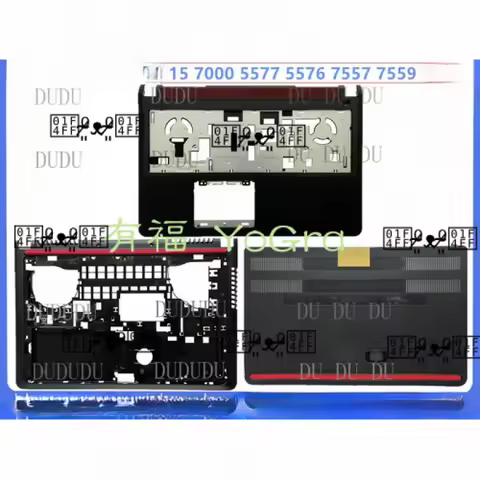 DDD FOR For Dell Inspiron 15 7000 5577 5576 7557 7559 Upper Case Palmrest / Bottom Cover